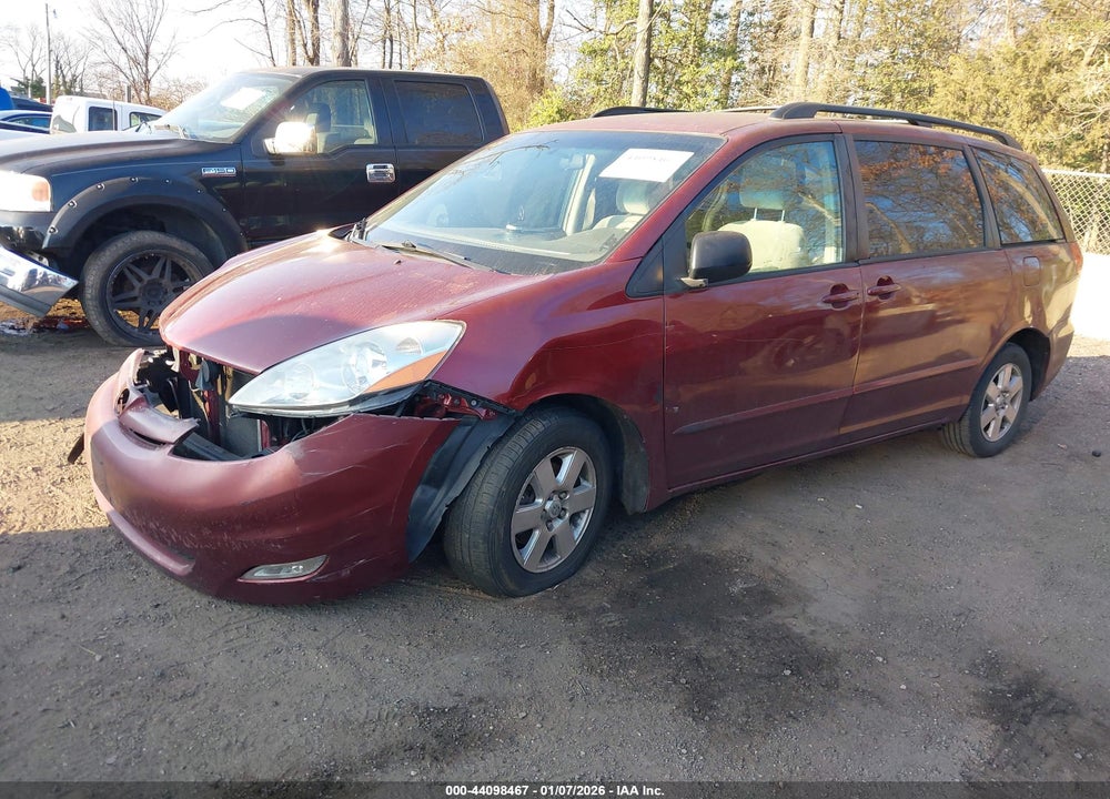 2008 TOYOTA SIENNA LE VIN: 5TDZK23C88S205304