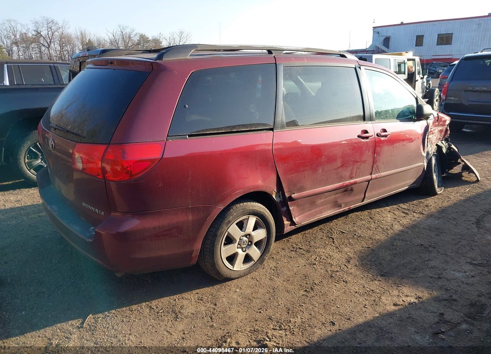 2008 TOYOTA SIENNA LE VIN: 5TDZK23C88S205304