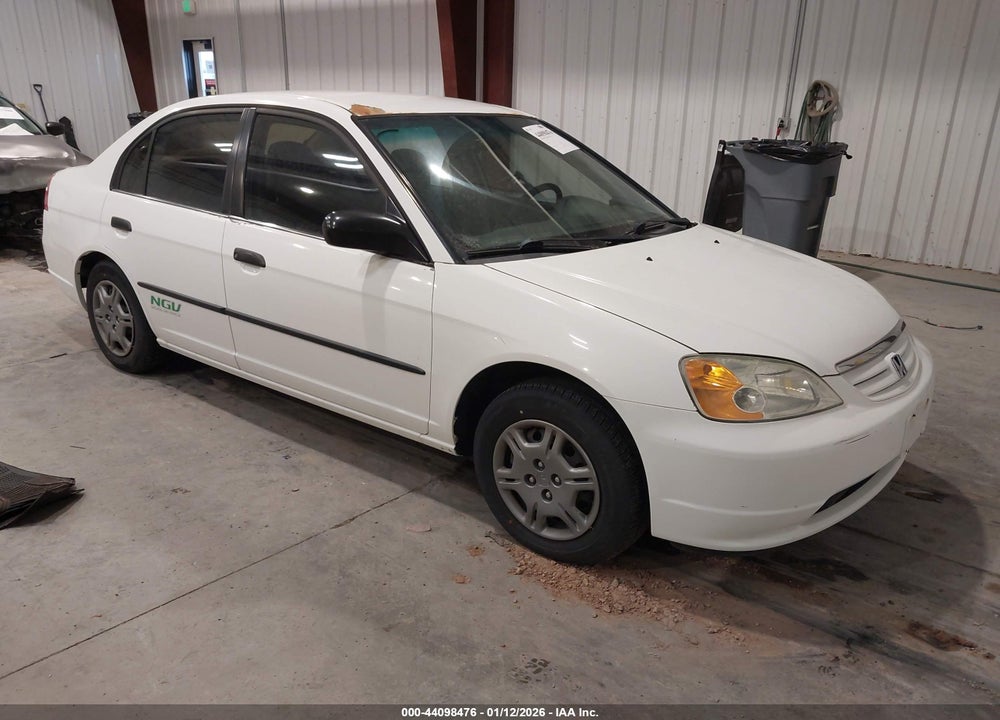2001 HONDA CIVIC VIN: 1HGEN26491L000349