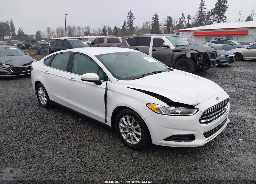 2016 FORD FUSION S VIN: 3FA6P0G78GR102249