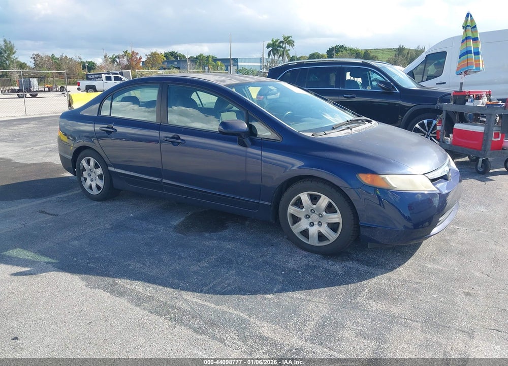 2007 HONDA CIVIC LX VIN: 1HGFA165X7L091708