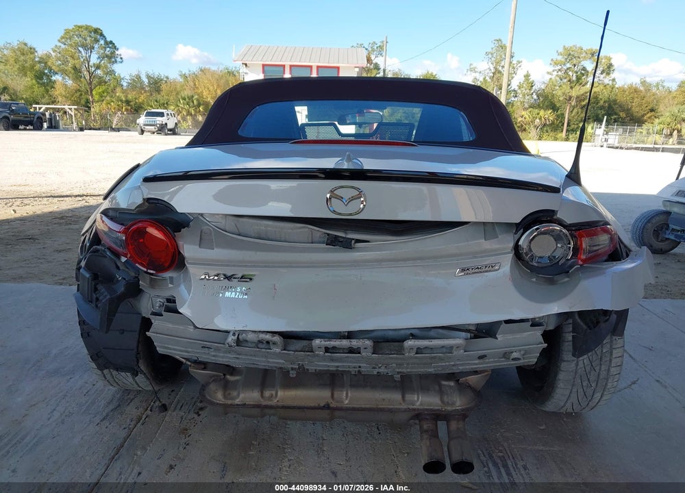 2018 MAZDA MX-5 MIATA CLUB VIN: JM1NDAC71J0205787