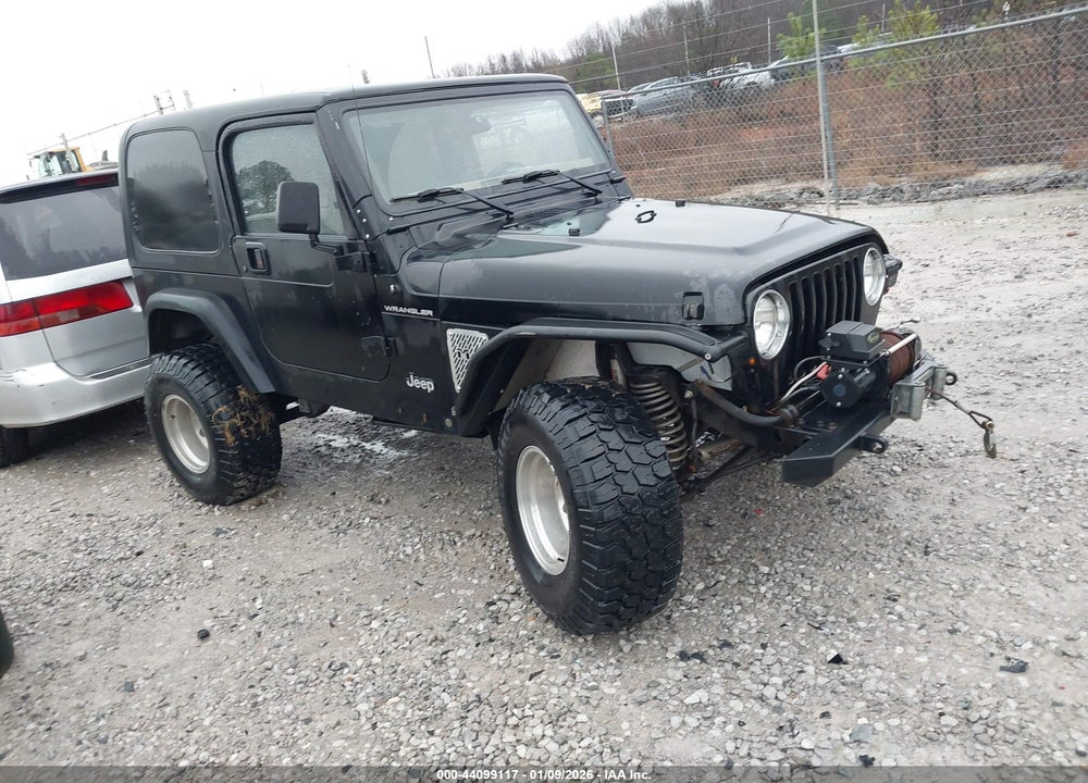 2001 JEEP WRANGLER SE VIN: 1J4FA29P61P312264