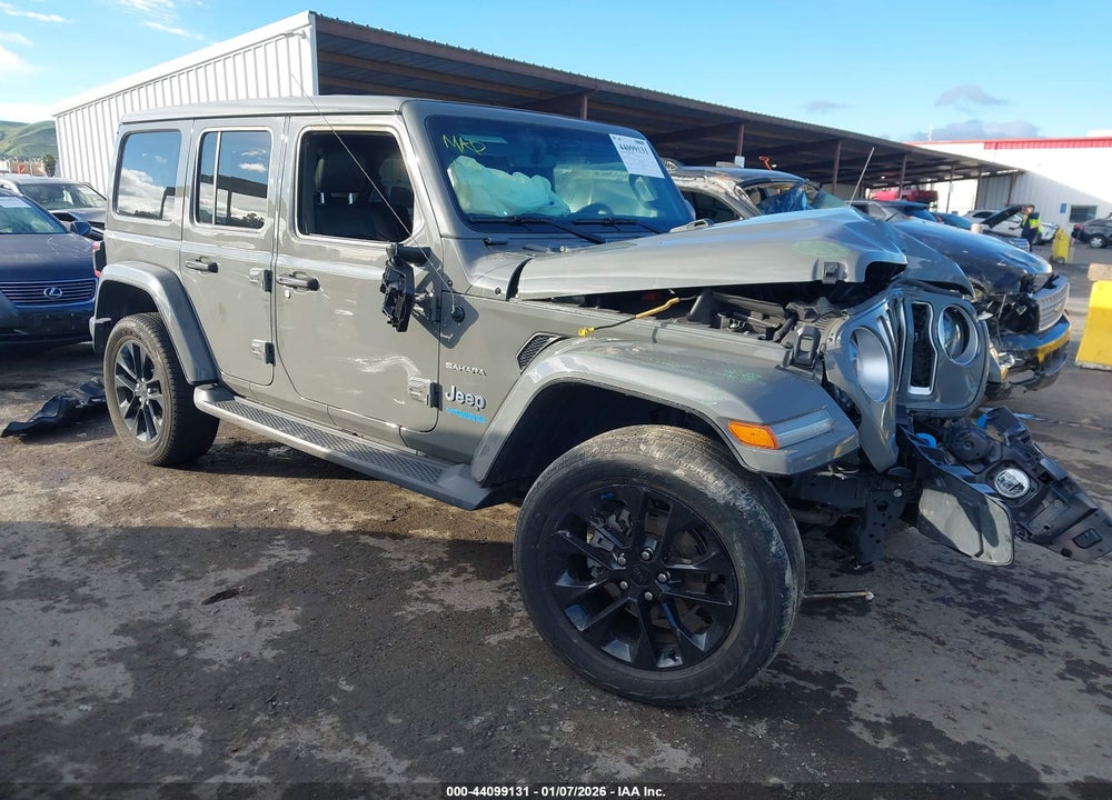 2022 JEEP WRANGLER 4XE UNLIMITED SAHARA 4X4 VIN: 1C4JJXP63NW229250