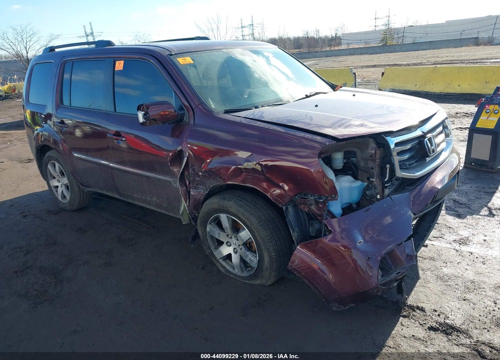 2014 HONDA PILOT TOURING VIN: 5FNYF4H98EB013969