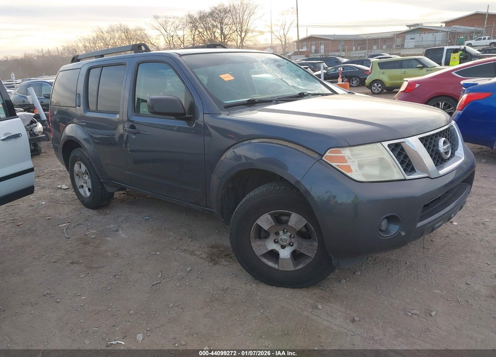 2011 NISSAN PATHFINDER S VIN: 5N1AR1NN3BC627180
