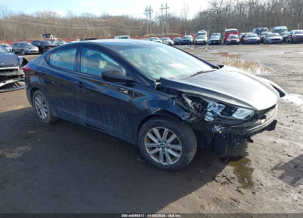 2014 HYUNDAI ELANTRA SE VIN: 5NPDH4AE7EH495318