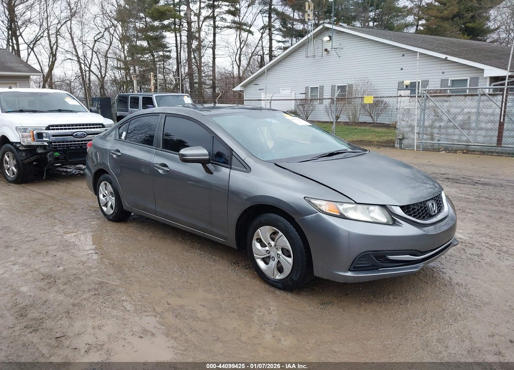 2013 HONDA CIVIC LX VIN: 2HGFB2F50DH599827