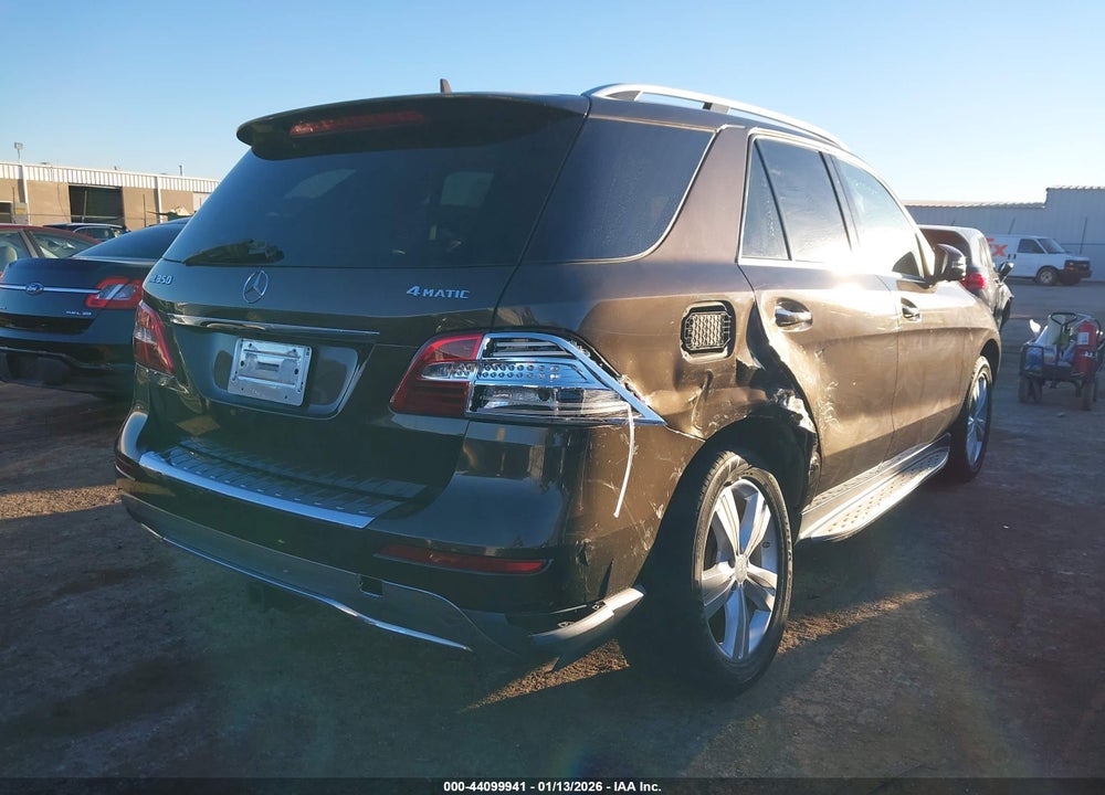 2013 MERCEDES-BENZ ML 350 4MATIC VIN: 4JGDA5HBXDA185087