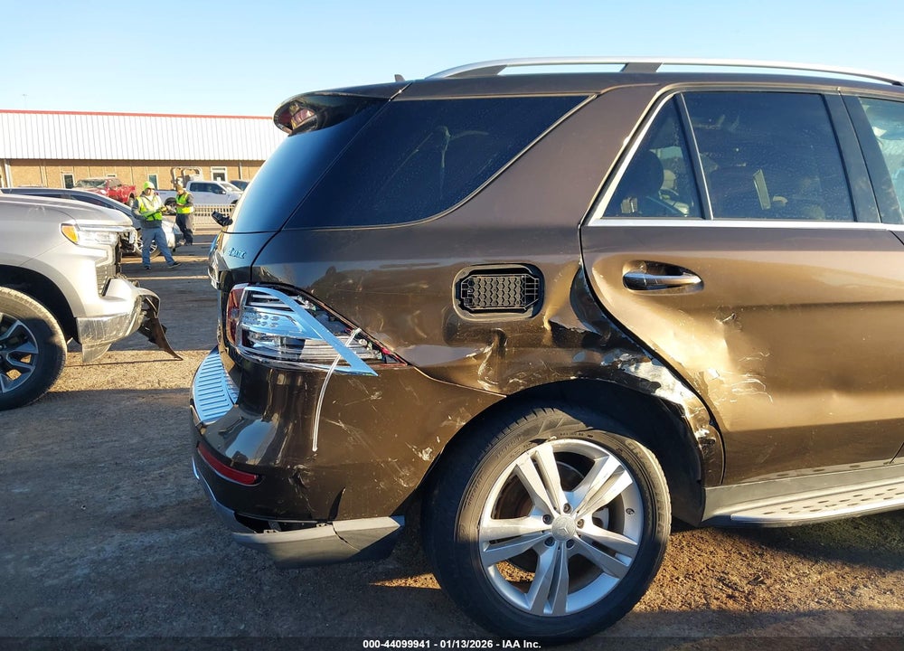 2013 MERCEDES-BENZ ML 350 4MATIC VIN: 4JGDA5HBXDA185087