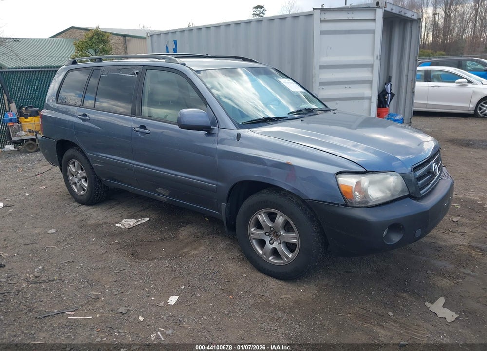 2006 TOYOTA HIGHLANDER V6 VIN: JTEEP21A660152132