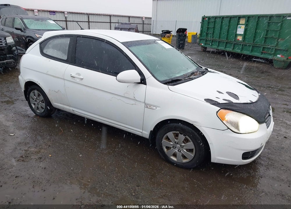 2007 HYUNDAI ACCENT GS VIN: KMHCM36C37U048126