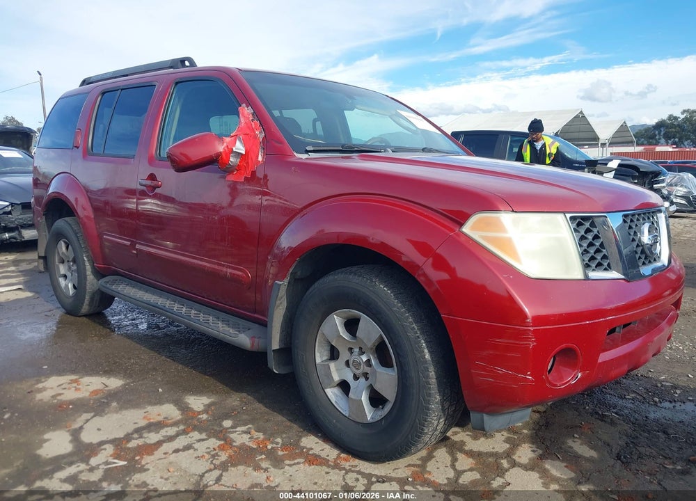 2006 NISSAN PATHFINDER SE VIN: 5N1AR18WX6C674670