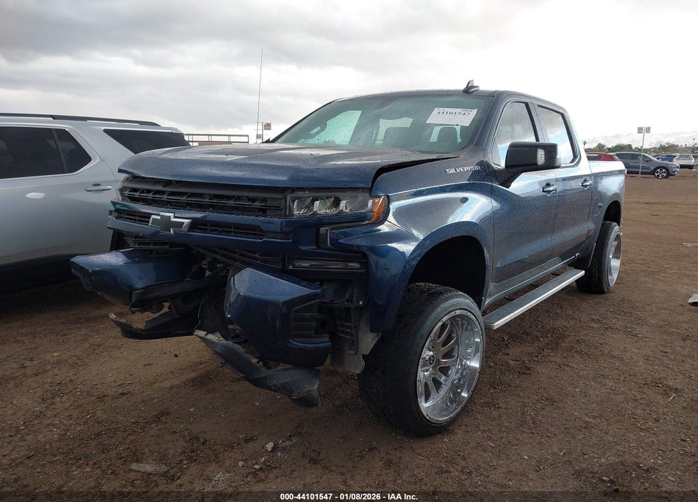 2022 CHEVROLET SILVERADO 1500 LTD 4WD  SHORT BED RST VIN: 3GCUYEED1NG102882
