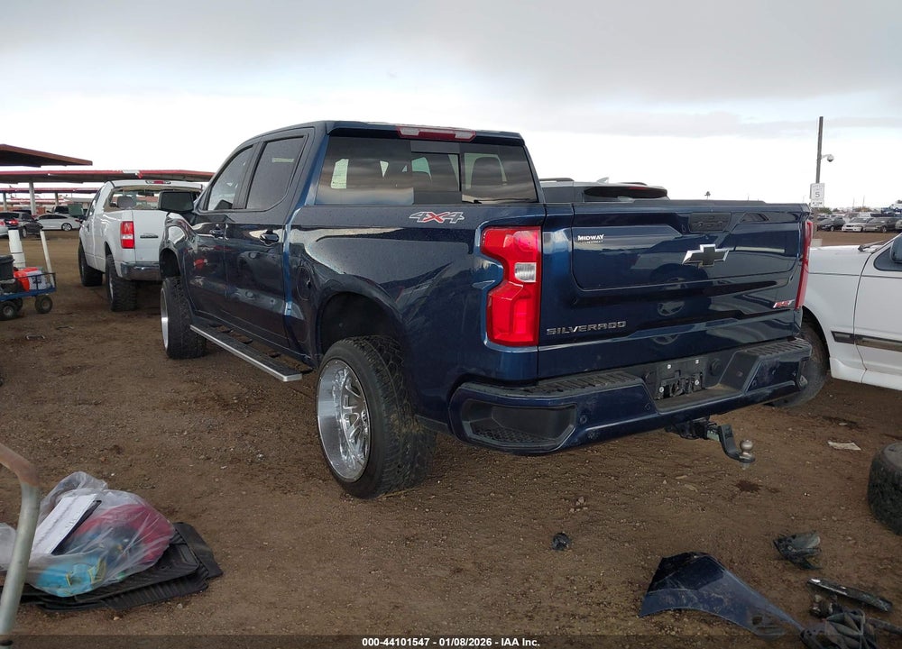 2022 CHEVROLET SILVERADO 1500 LTD 4WD  SHORT BED RST VIN: 3GCUYEED1NG102882