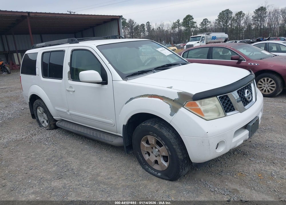 2006 NISSAN PATHFINDER SE VIN: 5N1AR18W26C629786