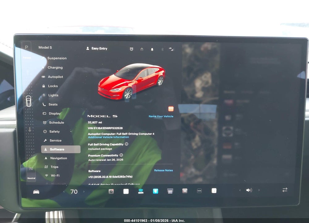2024 TESLA MODEL S LONG RANGE VIN: 5YJSA1E56RF532528