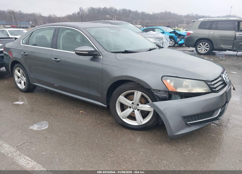 2012 VOLKSWAGEN PASSAT 2.5L SE VIN: 1VWBH7A38CC027224