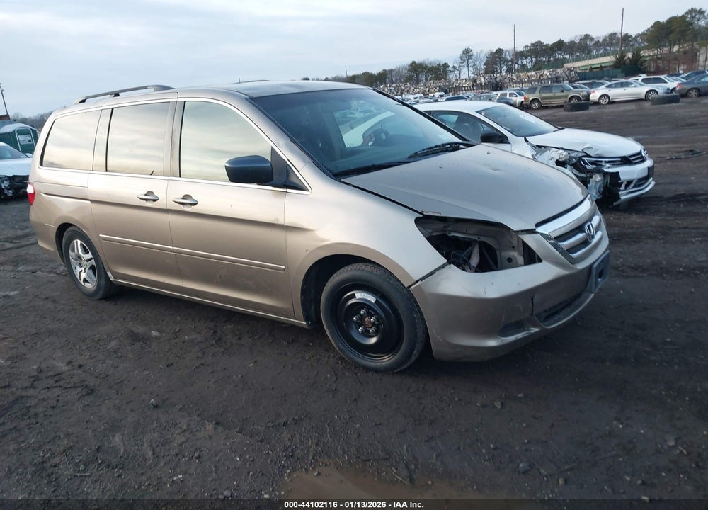 2005 HONDA ODYSSEY EX VIN: 5FNRL38405B401533