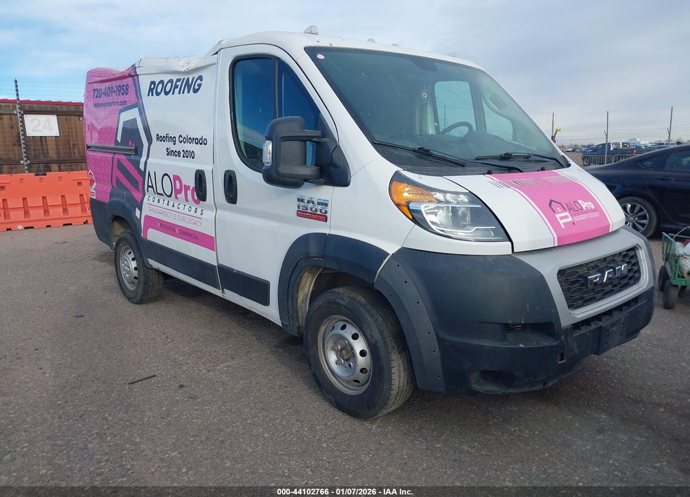 2020 RAM PROMASTER 1500 LOW ROOF 118 WB VIN: 3C6TRVNG9LE100204