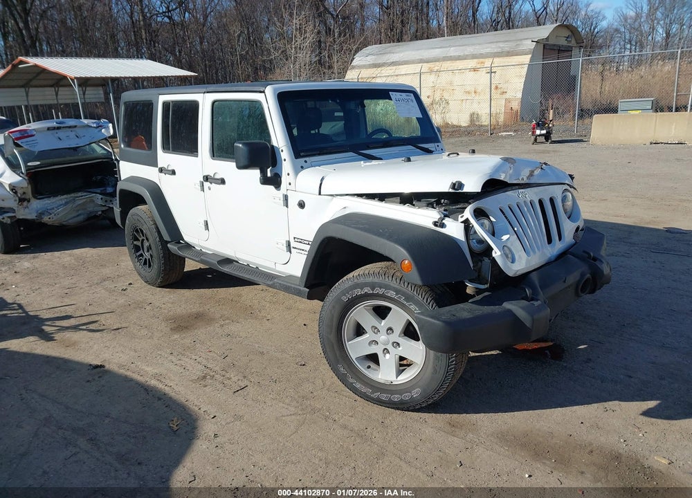 2018 JEEP WRANGLER JK UNLIMITED SPORT S 4X4 VIN: 1C4HJWDG6JL919608