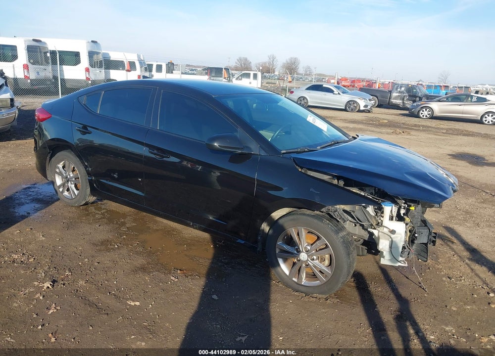 2018 HYUNDAI ELANTRA SEL VIN: KMHD84LF1JU620895