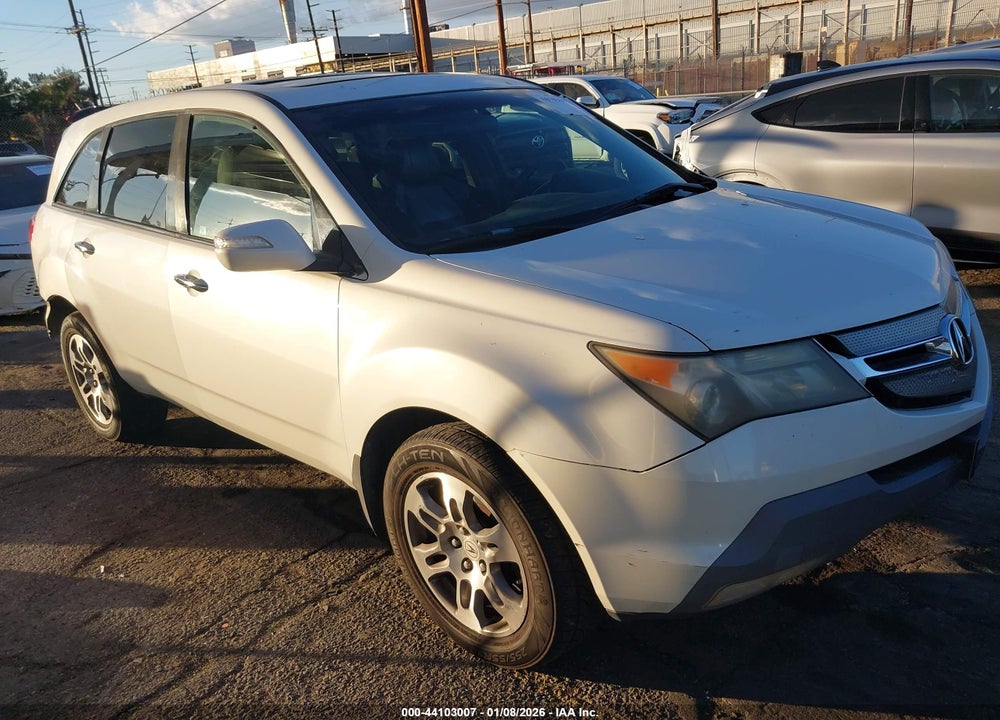 2007 ACURA MDX VIN: 2HNYD28287H507124