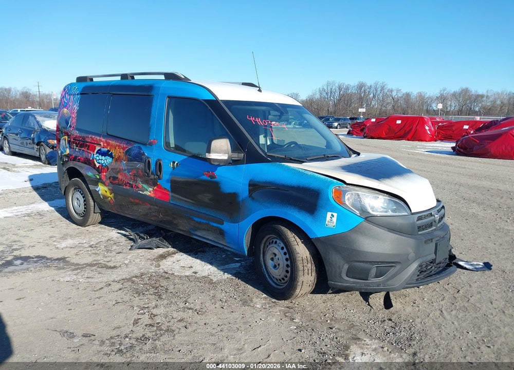 2017 RAM PROMASTER CITY TRADESMAN VIN: ZFBERFABXH6H21696