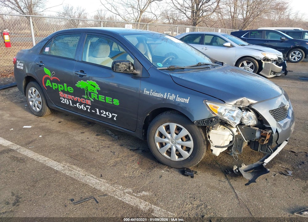 2009 TOYOTA COROLLA LE VIN: JTDBL40E69J053618