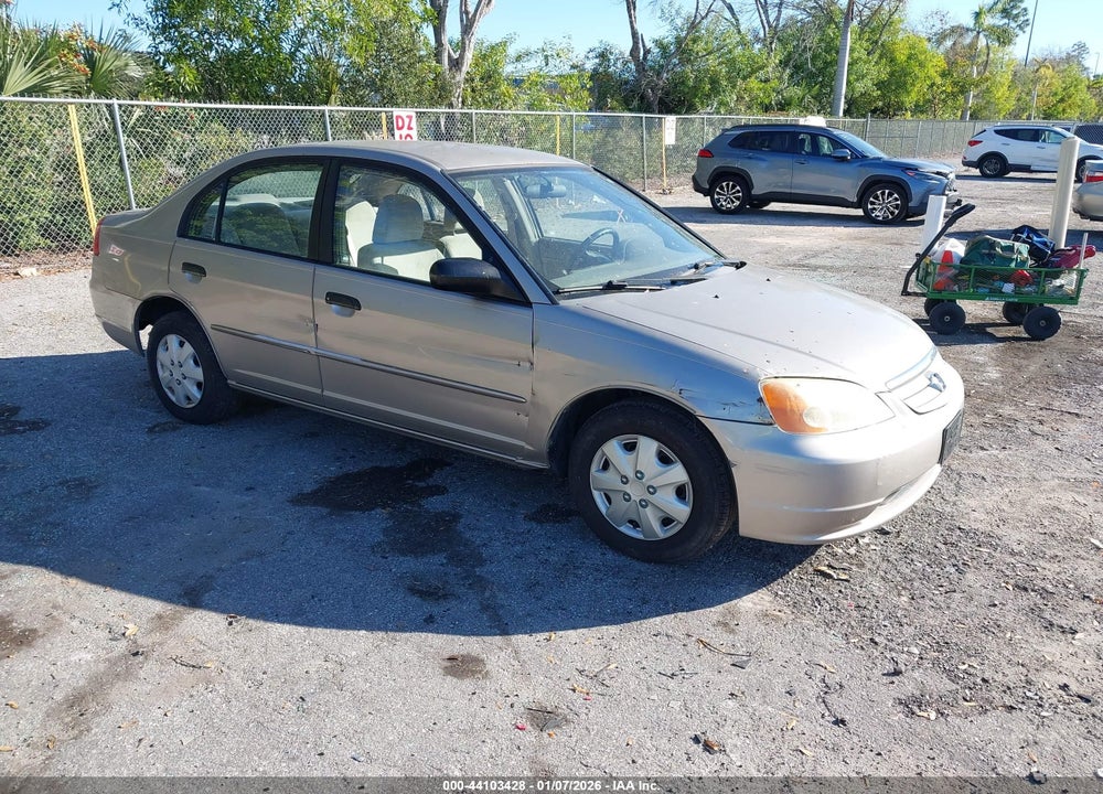 2001 HONDA CIVIC LX VIN: 2HGES16531H538571
