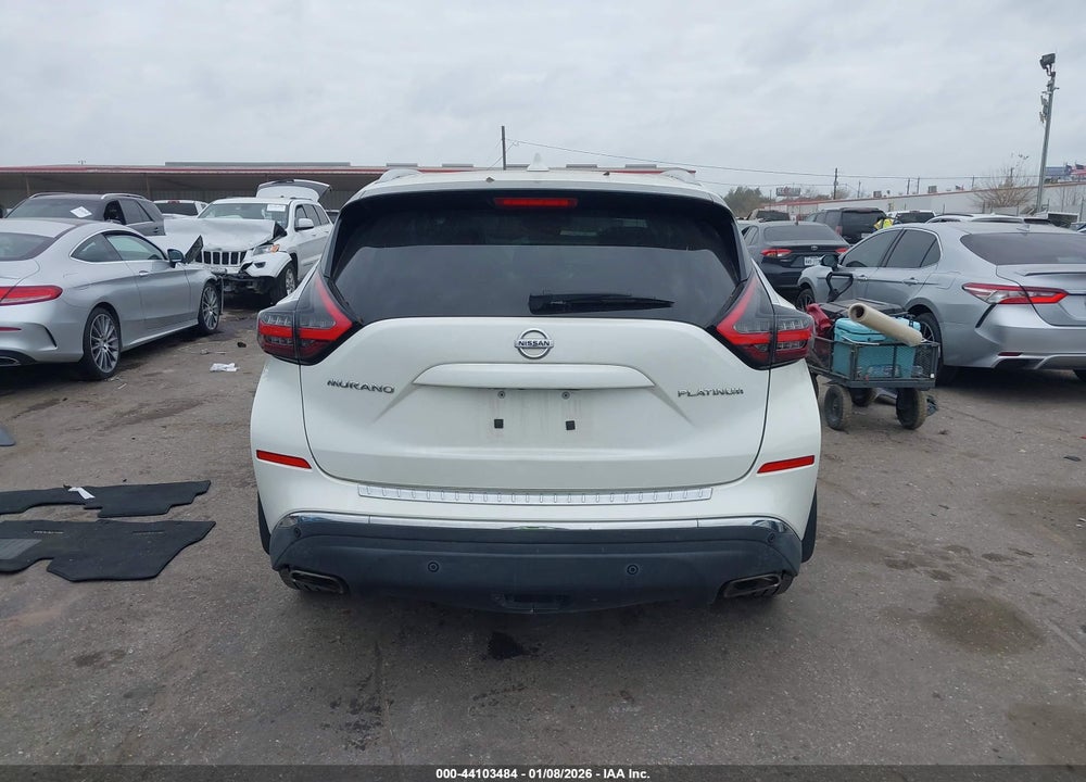 2019 NISSAN MURANO PLATINUM VIN: 5N1AZ2MJ9KN152918