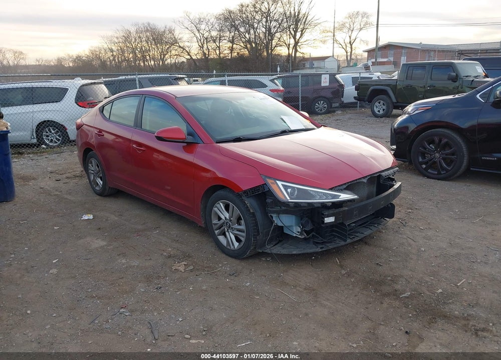2019 HYUNDAI ELANTRA SEL VIN: 5NPD84LF2KH479111
