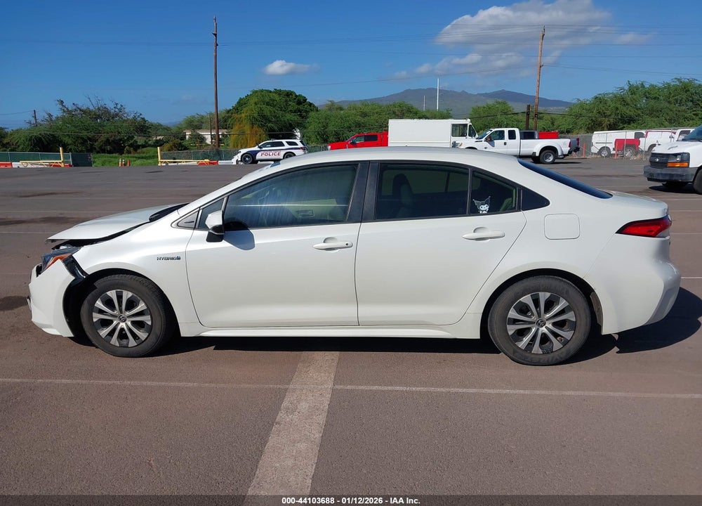 2021 TOYOTA COROLLA HYBRID LE VIN: JTDEAMDE8MJ017614