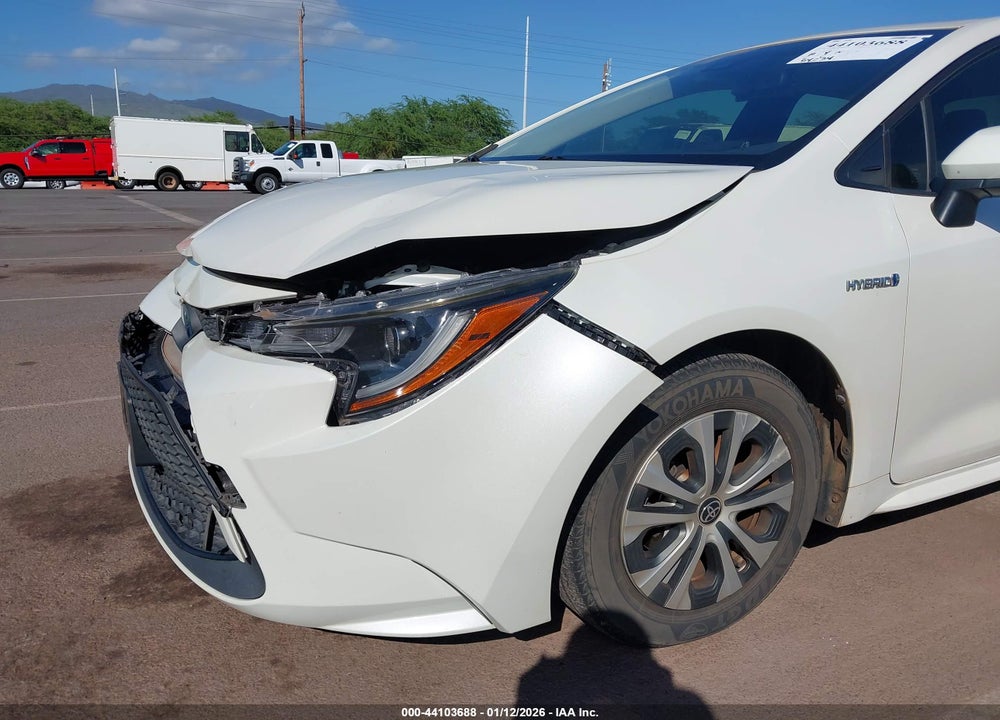 2021 TOYOTA COROLLA HYBRID LE VIN: JTDEAMDE8MJ017614