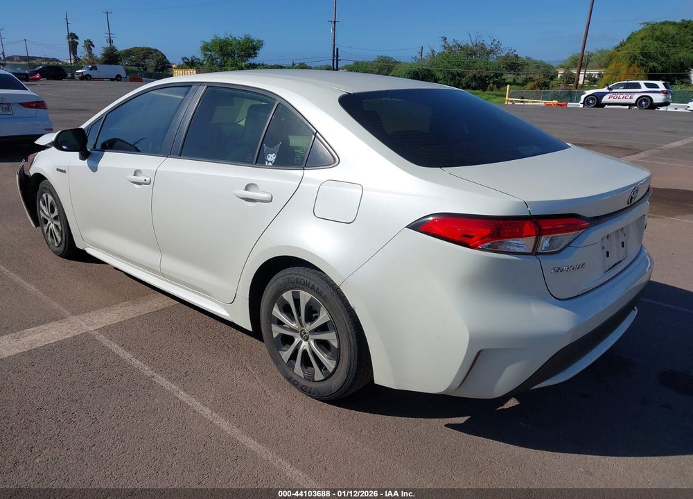 2021 TOYOTA COROLLA HYBRID LE VIN: JTDEAMDE8MJ017614