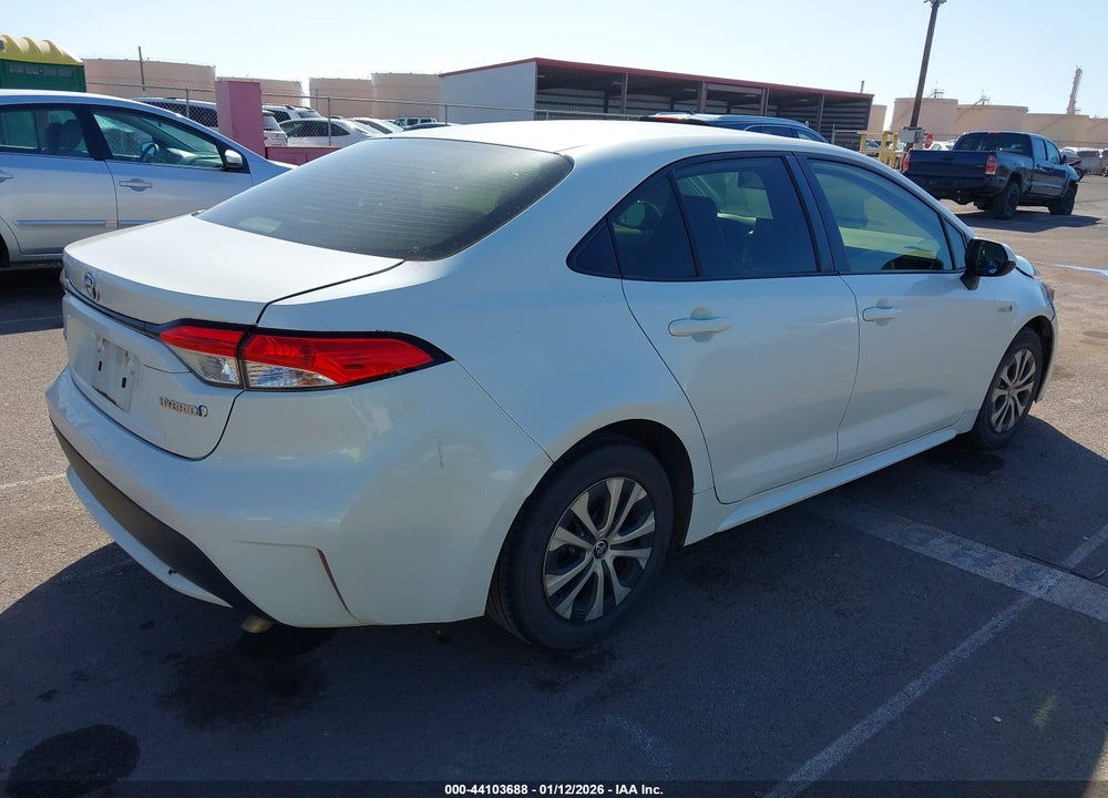 2021 TOYOTA COROLLA HYBRID LE VIN: JTDEAMDE8MJ017614
