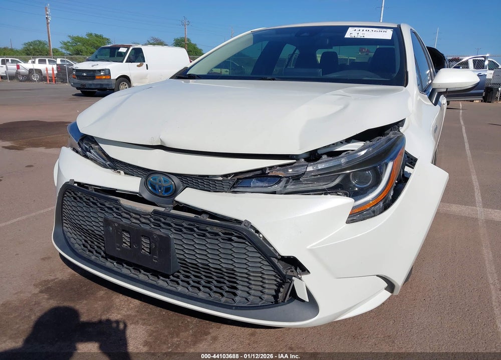 2021 TOYOTA COROLLA HYBRID LE VIN: JTDEAMDE8MJ017614