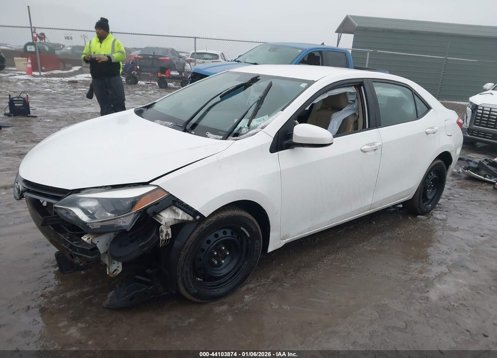 2015 TOYOTA COROLLA LE VIN: 2T1BURHE9FC456823