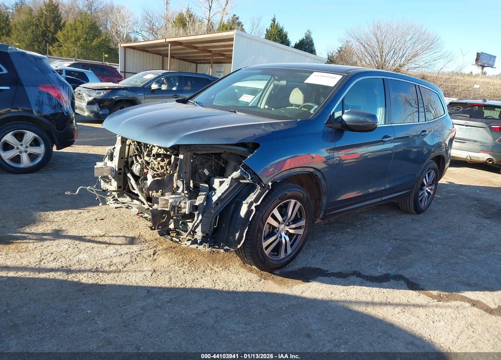 2017 HONDA PILOT EX VIN: 5FNYF5H33HB026795