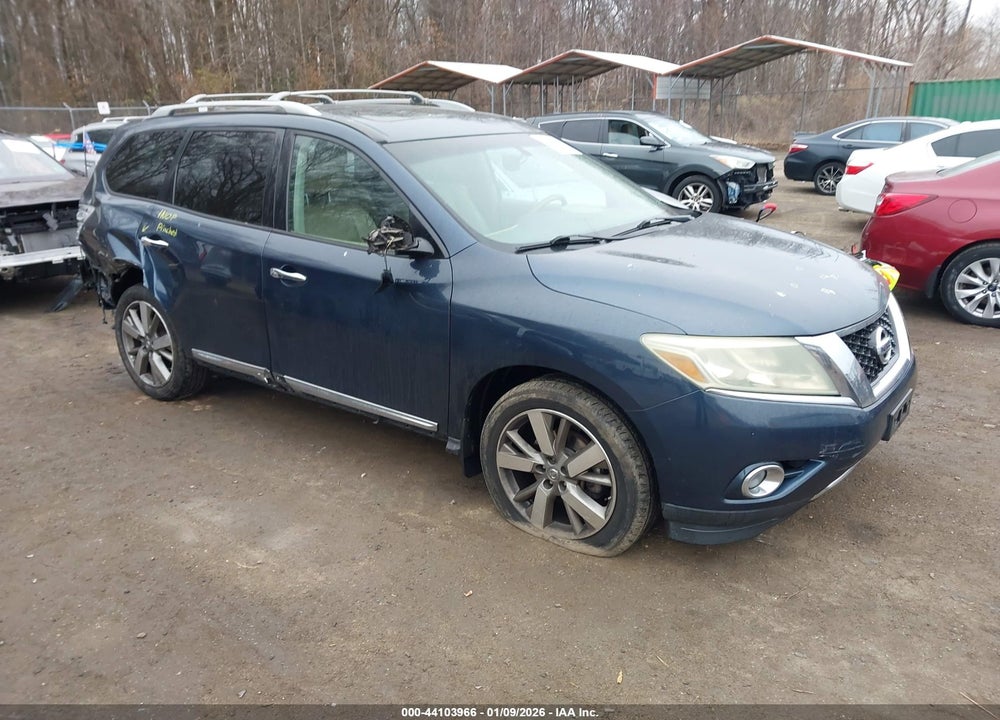2015 NISSAN PATHFINDER PLATINUM VIN: 5N1AR2MN1FC649630
