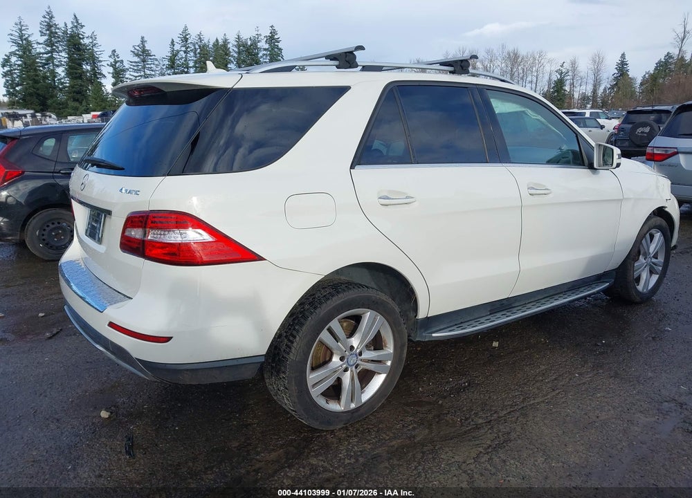 2013 MERCEDES-BENZ ML 350 4MATIC VIN: 4JGDA5HB0DA134262
