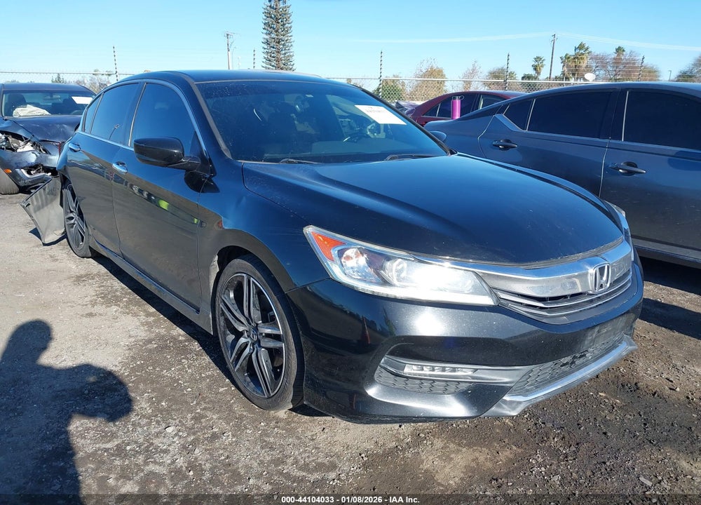 2017 HONDA ACCORD SPORT VIN: 1HGCR2F58HA053411