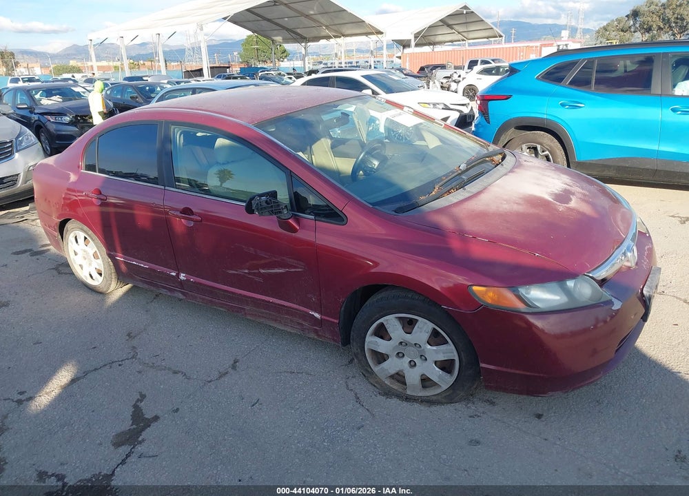 2006 HONDA CIVIC LX VIN: 1HGFA16506L101869