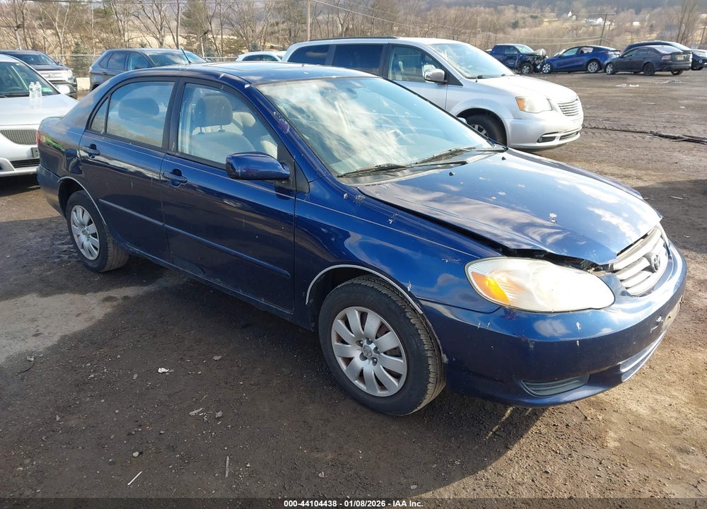 2003 TOYOTA COROLLA LE VIN: 2T1BR32E53C078664