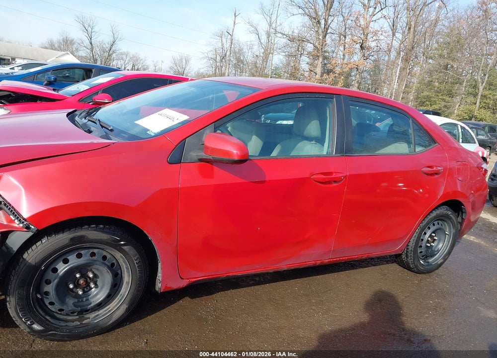 2016 TOYOTA COROLLA LE VIN: 2T1BURHE3GC505483