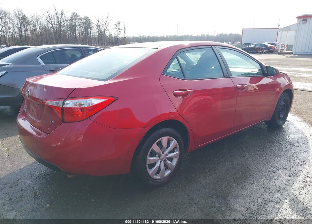 2016 TOYOTA COROLLA LE VIN: 2T1BURHE3GC505483