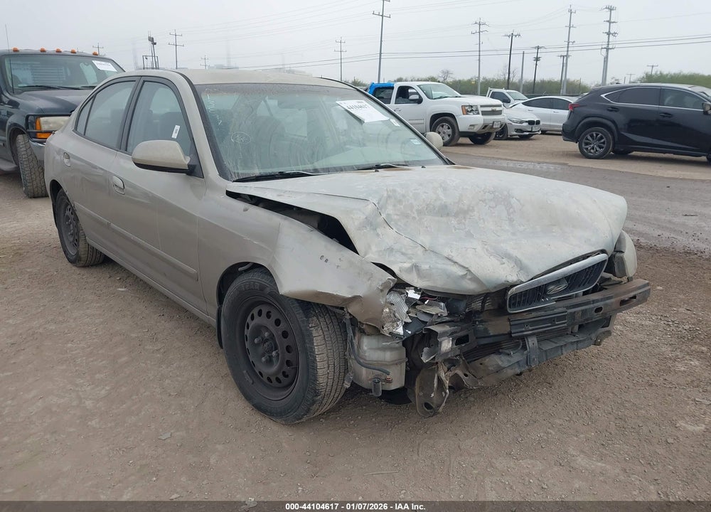 2001 HYUNDAI ELANTRA GLS VIN: KMHDN45D11U044696