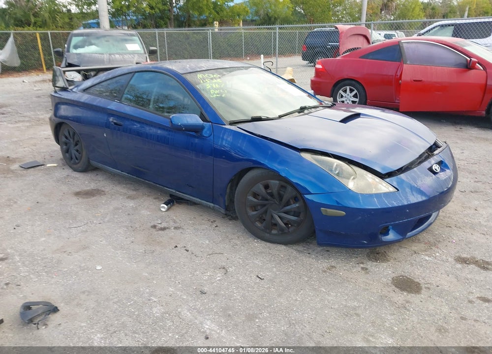 2001 TOYOTA CELICA GT VIN: JTDDR32T510098010