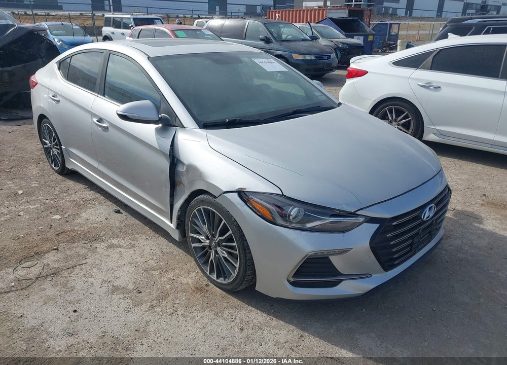 2018 HYUNDAI ELANTRA SPORT VIN: KMHD04LB6JU532641