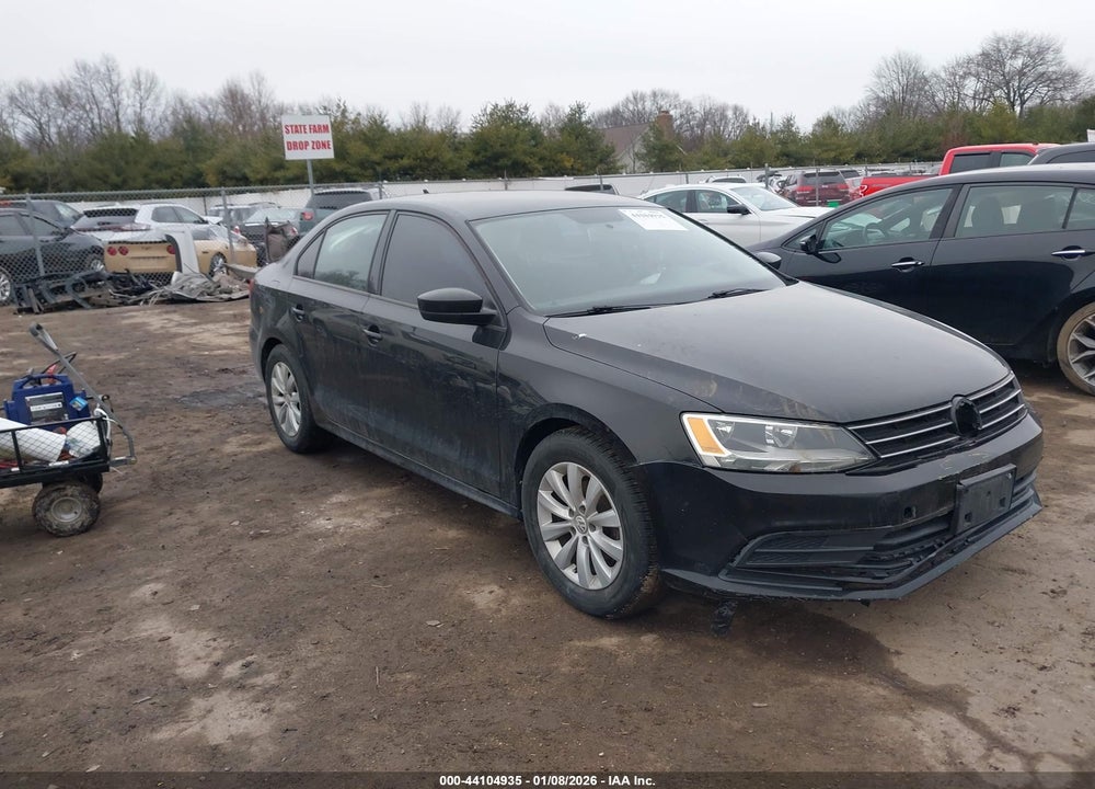 2015 VOLKSWAGEN JETTA 2.0L S VIN: 3VW1K7AJ0FM263008